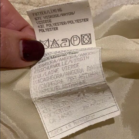 Angora blend sweater blazer - Picture 7 of 9